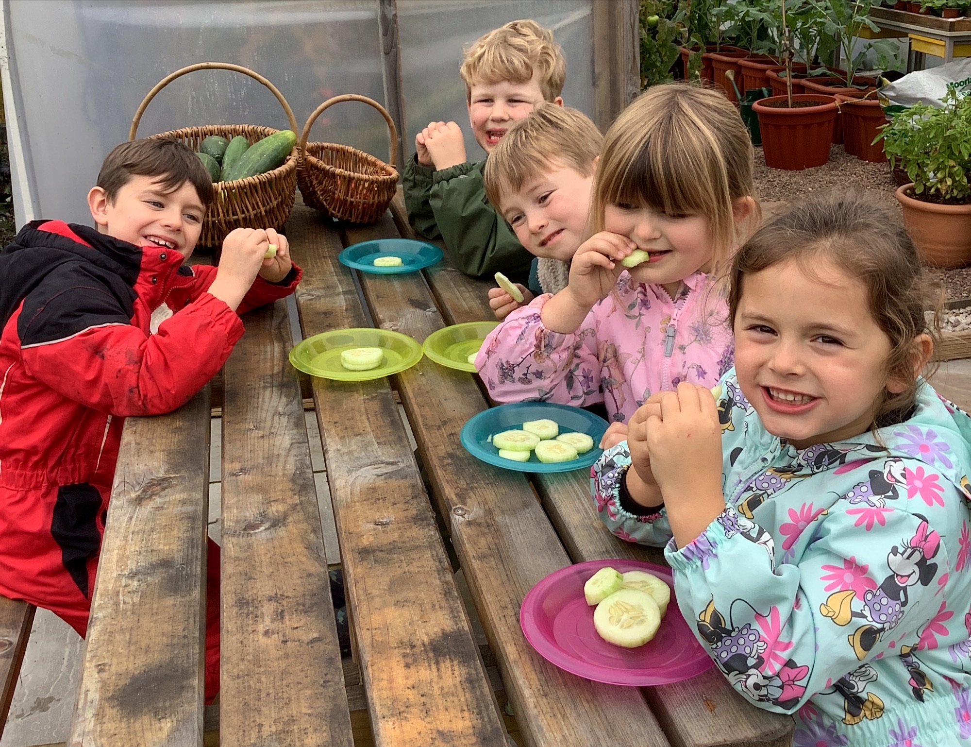 Image of Year 1 Gardening Gang in Action