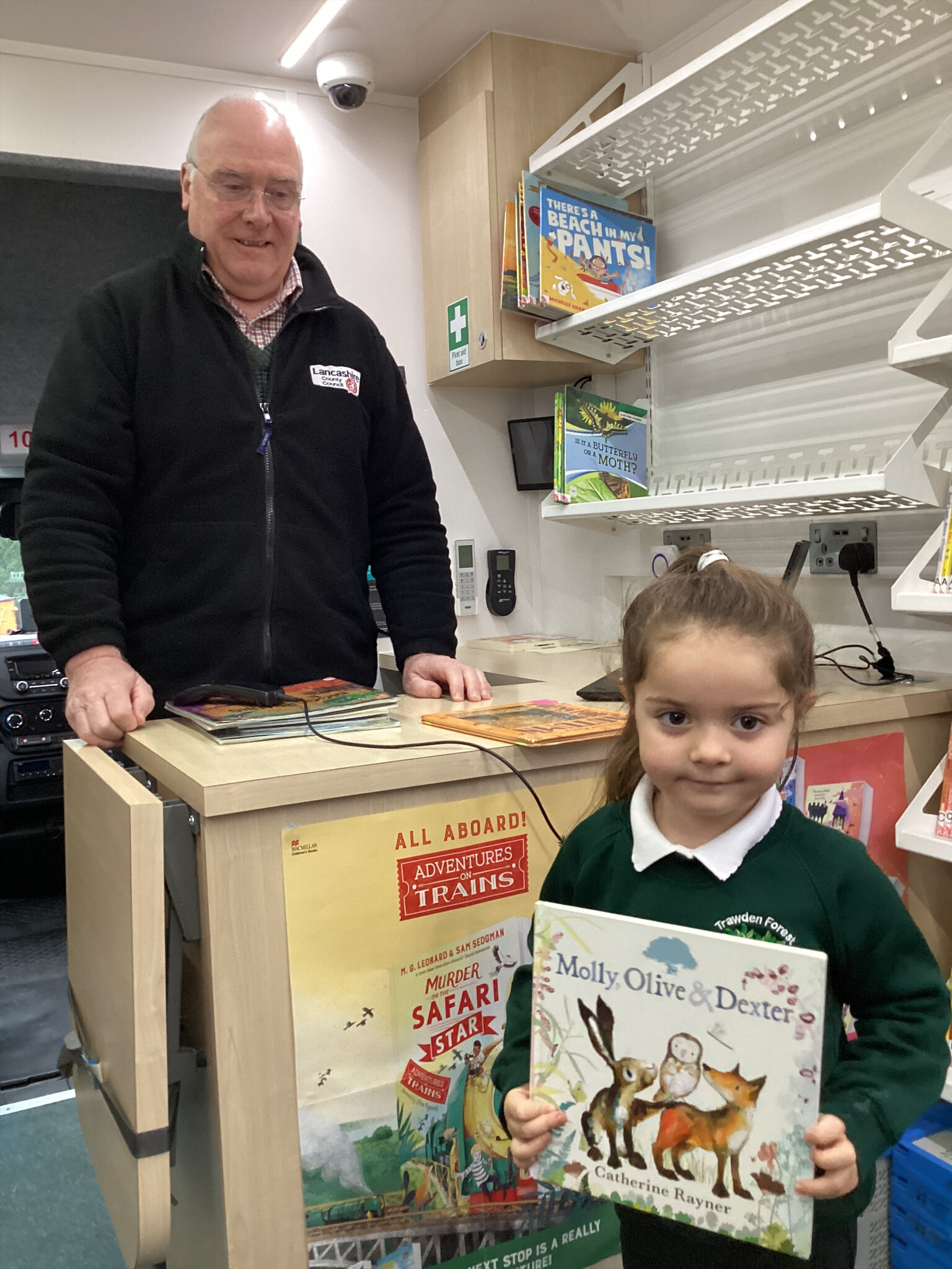 Image of A Wonderful First Visit to the Library Bus