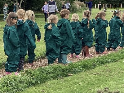 Image of EYFS first Forest School 