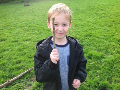 Image of Y1 Forest School - Colour and twig hunt