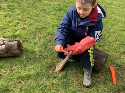 Image of Year 2 Try Whittling