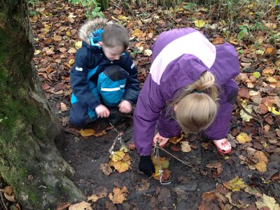 Image of Year 3 Forest School Tents