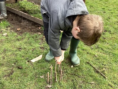 Image of Year 4 Volcanoes and Pyramids Forest school