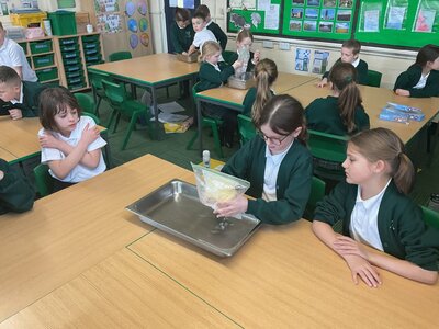 Image of Year 4 Science Experiment: Testing the Chilling Power of Milkshake! 