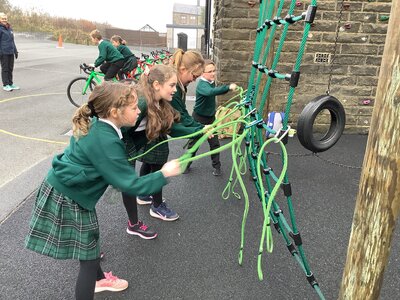 Image of Years 4, 5, and 6 Take on 'Trikidz' Resilience Challenge!