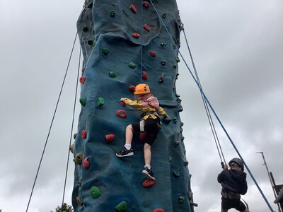 Image of EYFS Climbing Wall and Sports Day