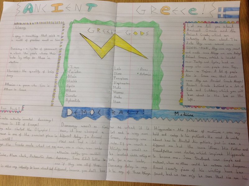 Image of WOW! Year Five are Ancient Greek Geniuses!