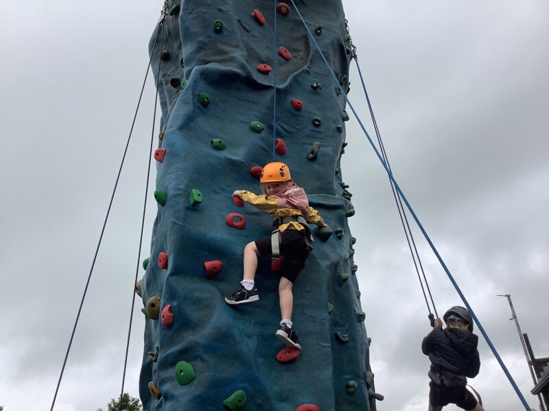 Image of EYFS Climbing Wall and Sports Day