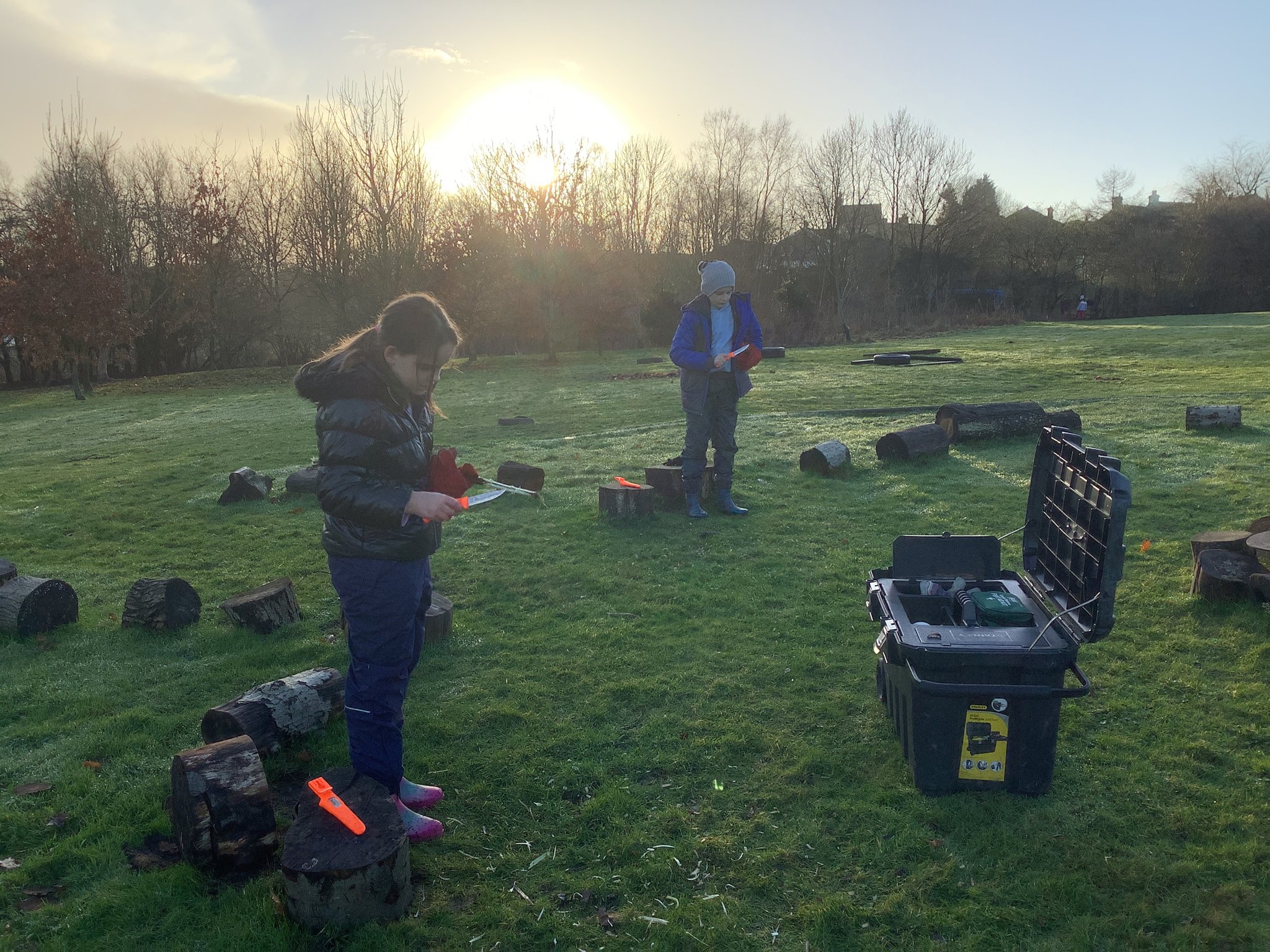 Image of First Forest School for the Fantastic Year Five! 