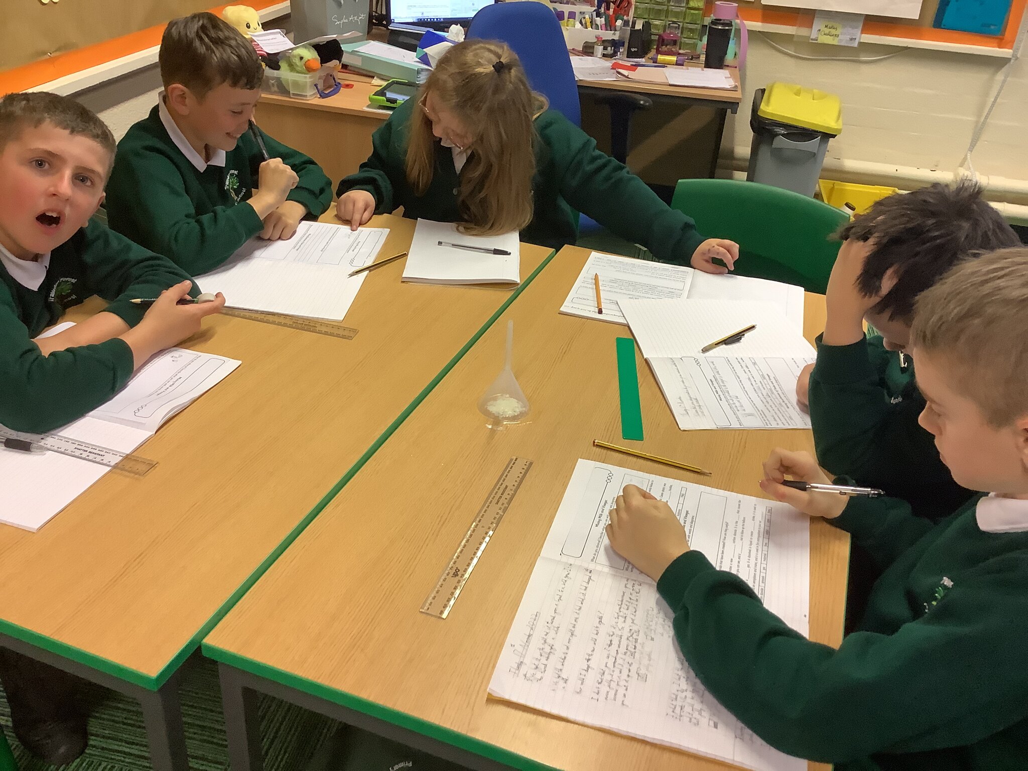 Image of Year 5 enjoy some smelly Science!