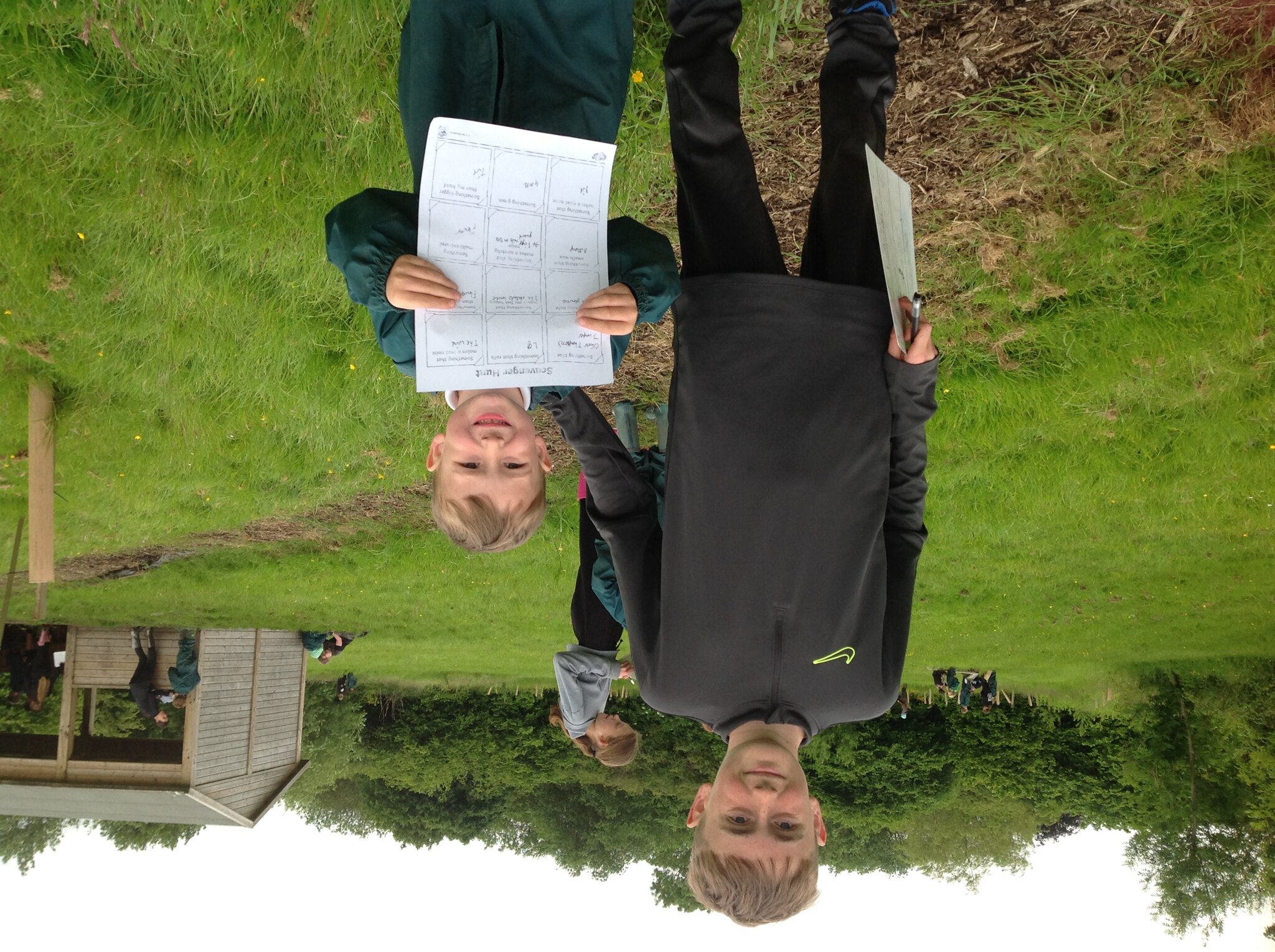 Image of EYFS and Y6 forest school scavenger hunt!