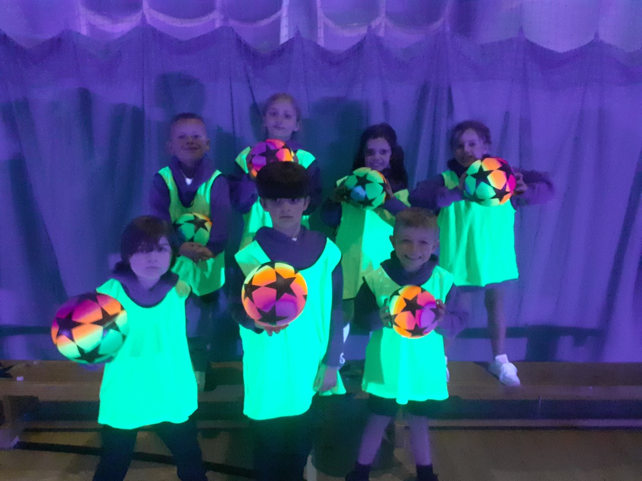 Image of Year 3 Dodgeballers were glowing!