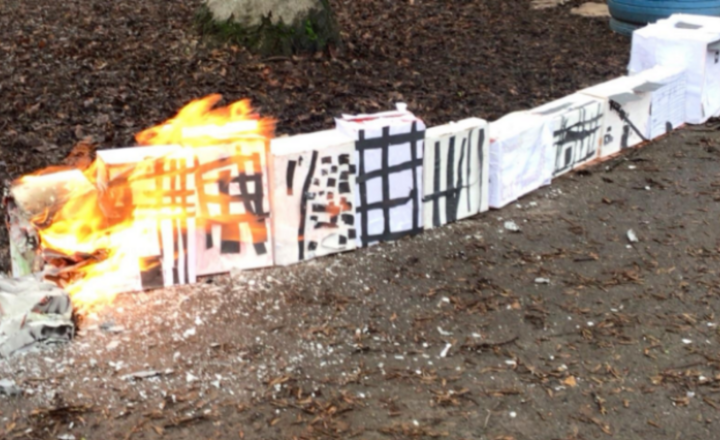 Image of Bringing History to Life: Year 2 Re-enact the Great Fire of London 