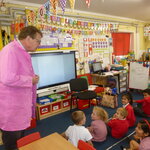 Image of Mr Best visits Reception Class