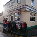 Image of Reception Class Visit the Hong Kong Restaurant