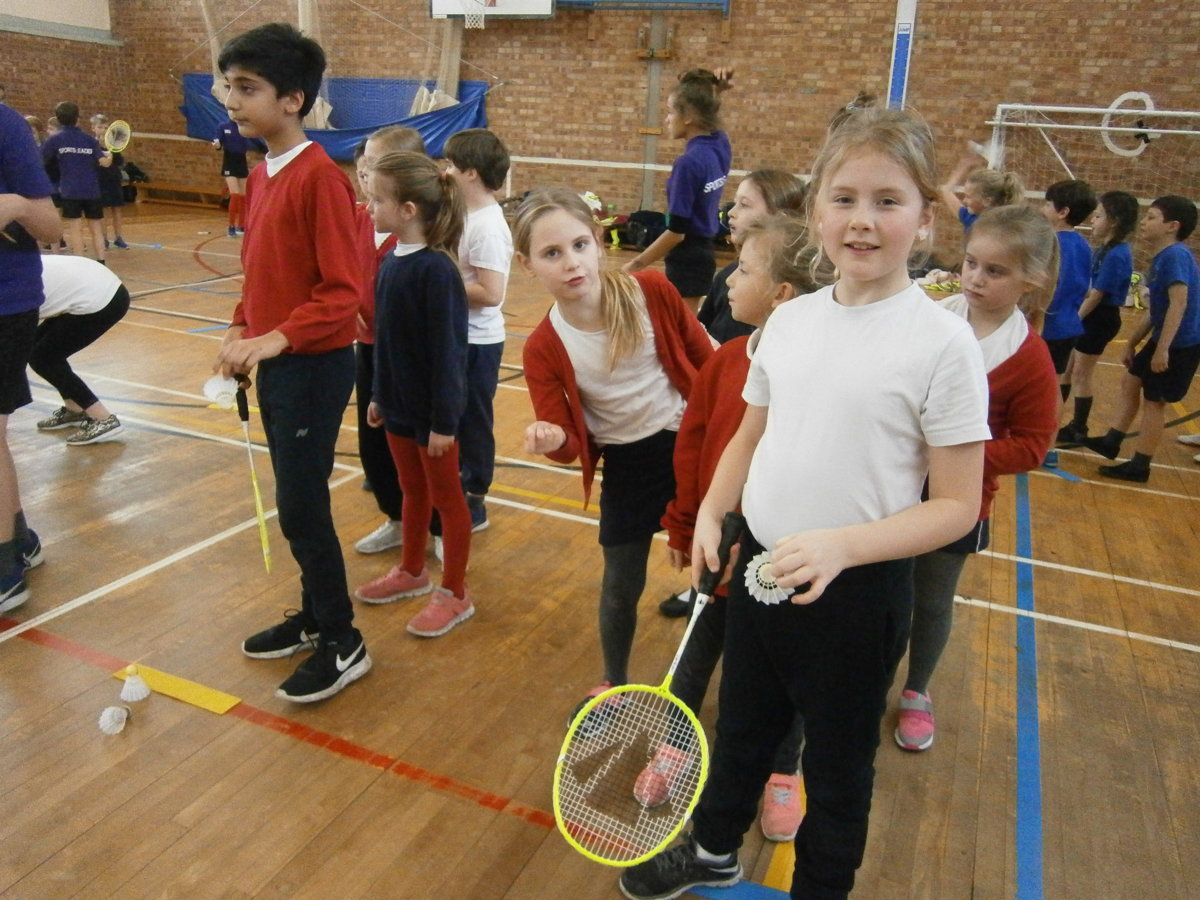 Year 4 children learn badminton skills | Trinity St Stephen Church of England (Voluntary Aided ...