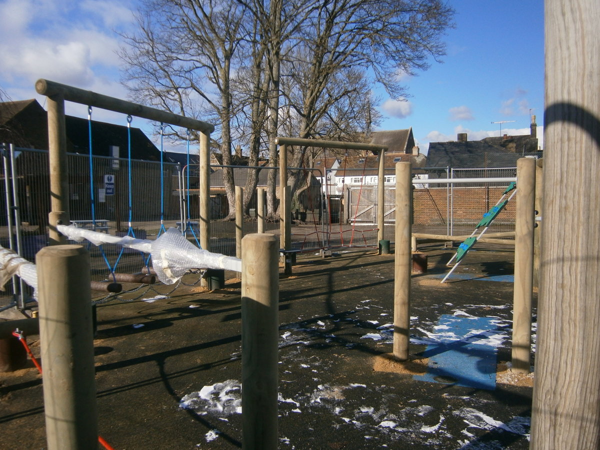 Work starts on the new playground at Trinity! | Trinity St Stephen ...