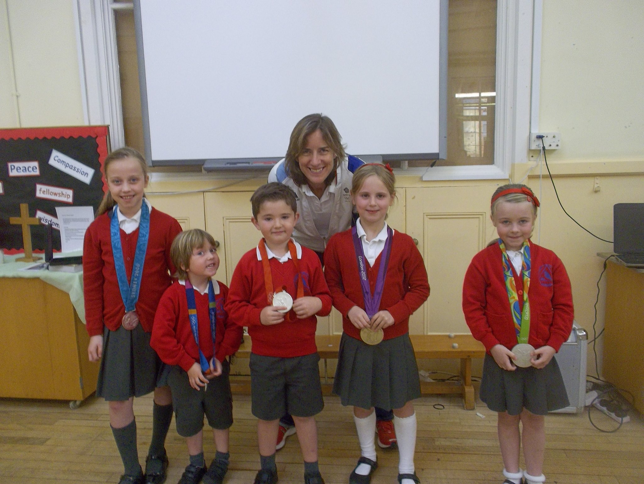 Image of Dame Katherine Grainger visits Trinity St Stephen