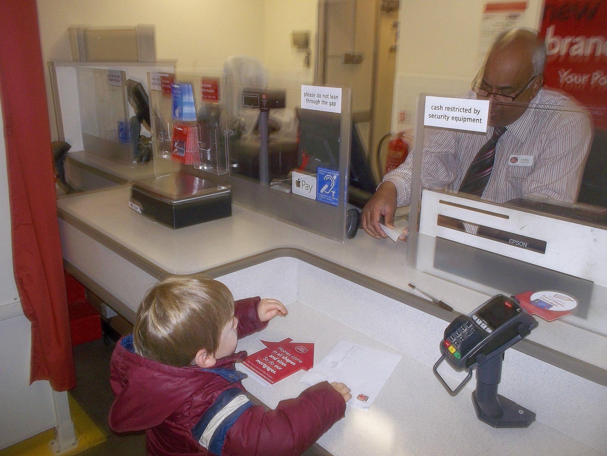 Image of Reception Class visit the Post Office