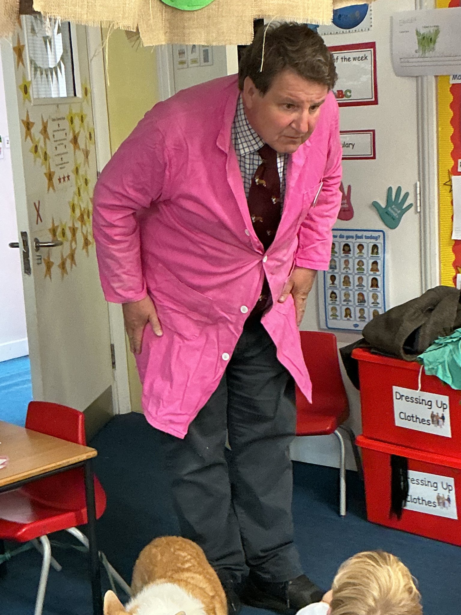 Image of Mr Best visits Reception Class! 