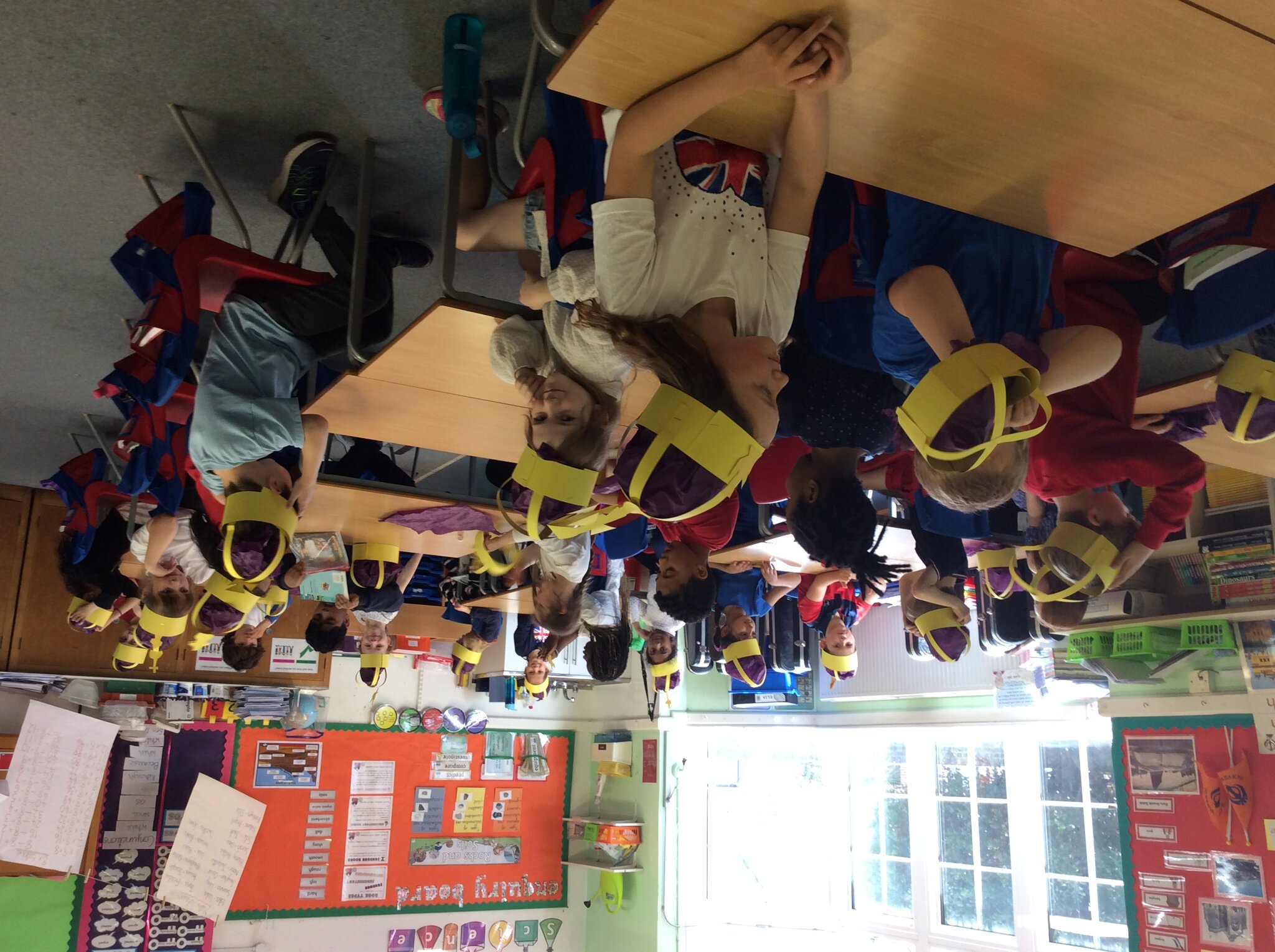 Image of Y3 have made Coronation Crowns!