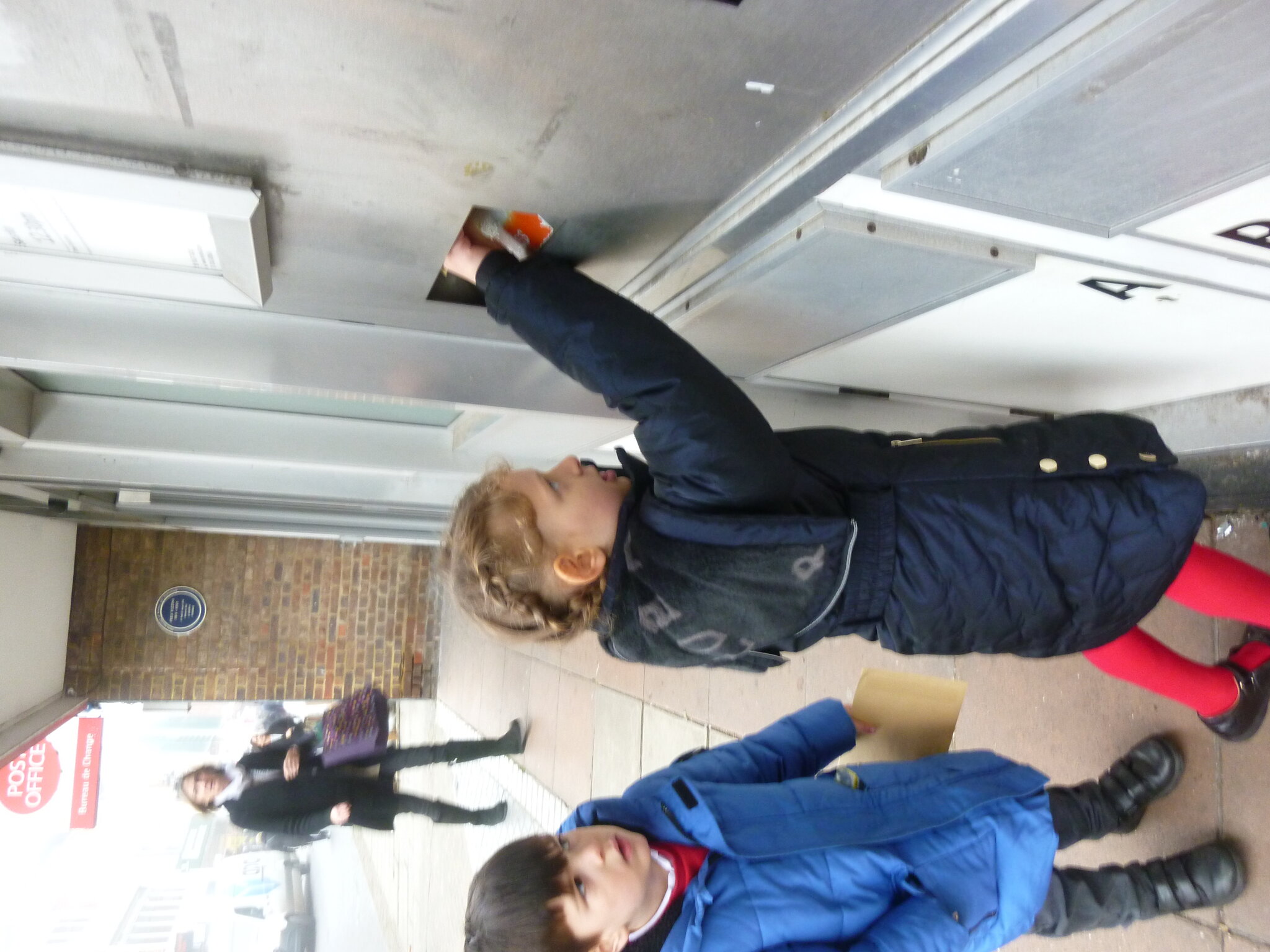 Image of Reception Class visit the Post Office