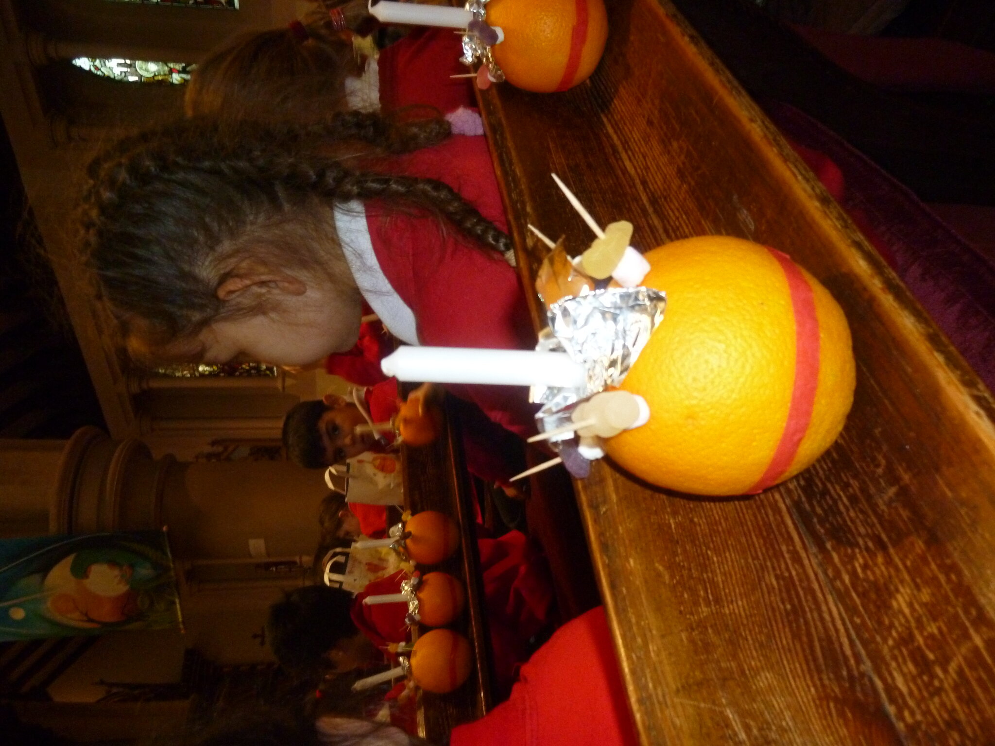 Image of Reception's First Christingle at Trinity