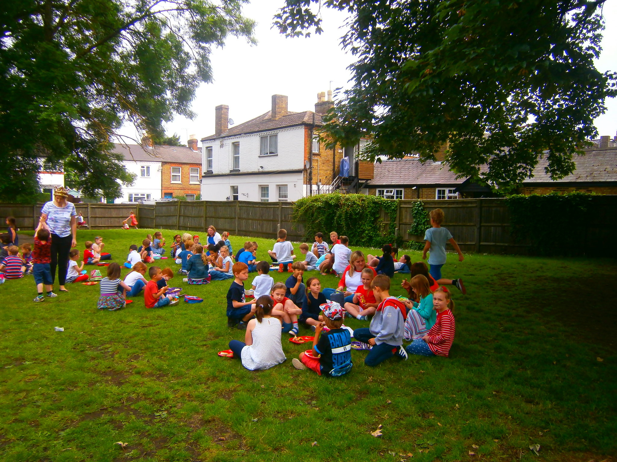 Image of Trinity St Stephen First School celebrate the Queen's official birthday