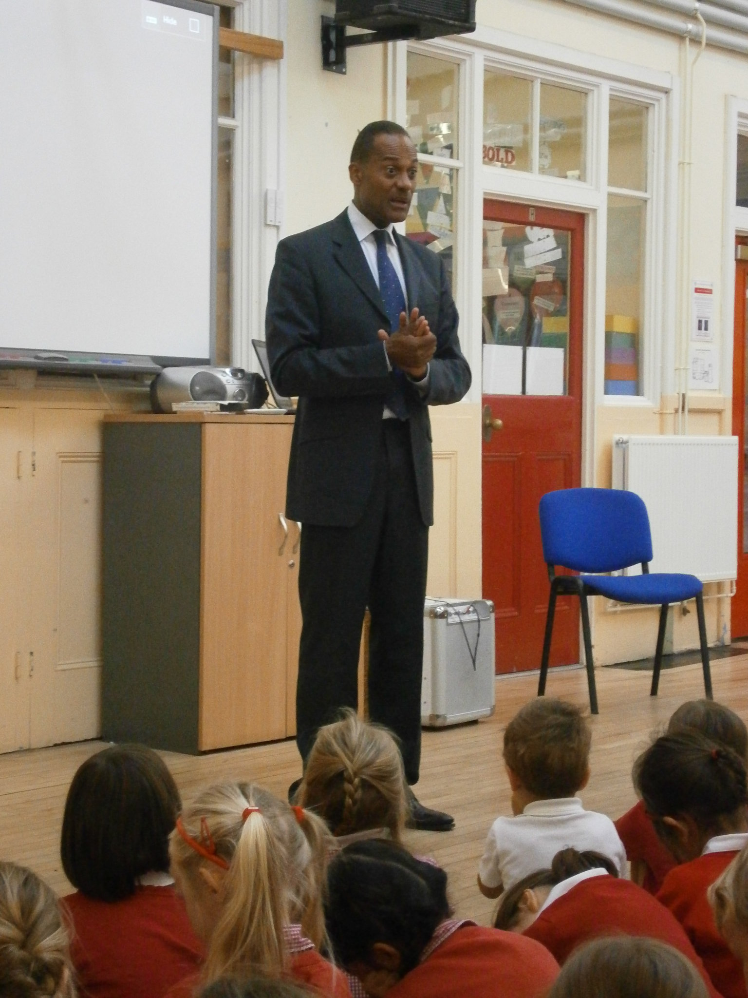 Image of Adam Afriyie MP visits Trinity St Stephen