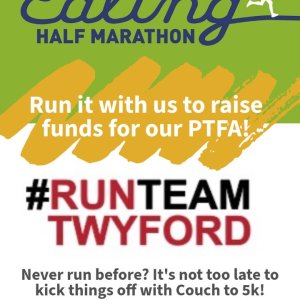 Image of Run Team Twyford taking on the Ealing Half Marathon