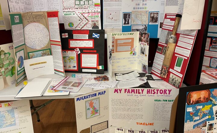 Image of My History Project display- Year 7