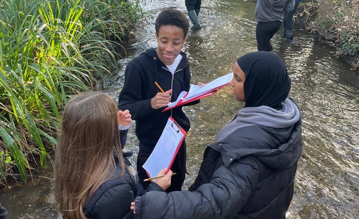 Image of Year 10 Geography field trip to the River Chess 12th Nov 2024