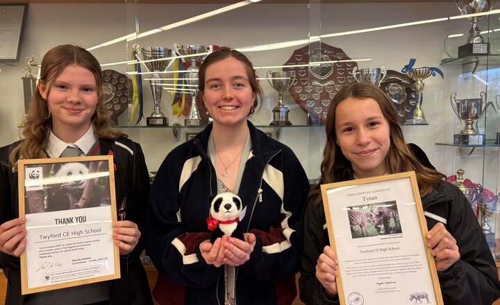 Image of Twyford Eco team adopts Panda and Rhino