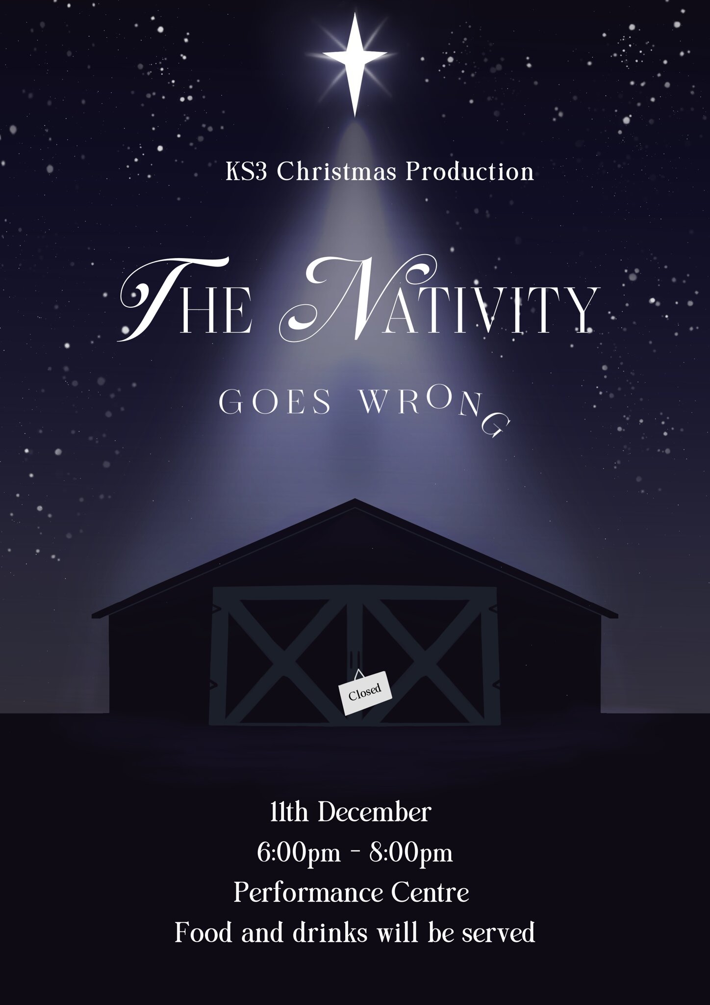 Image of KS3 Production of 'The Nativity that goes wrong'