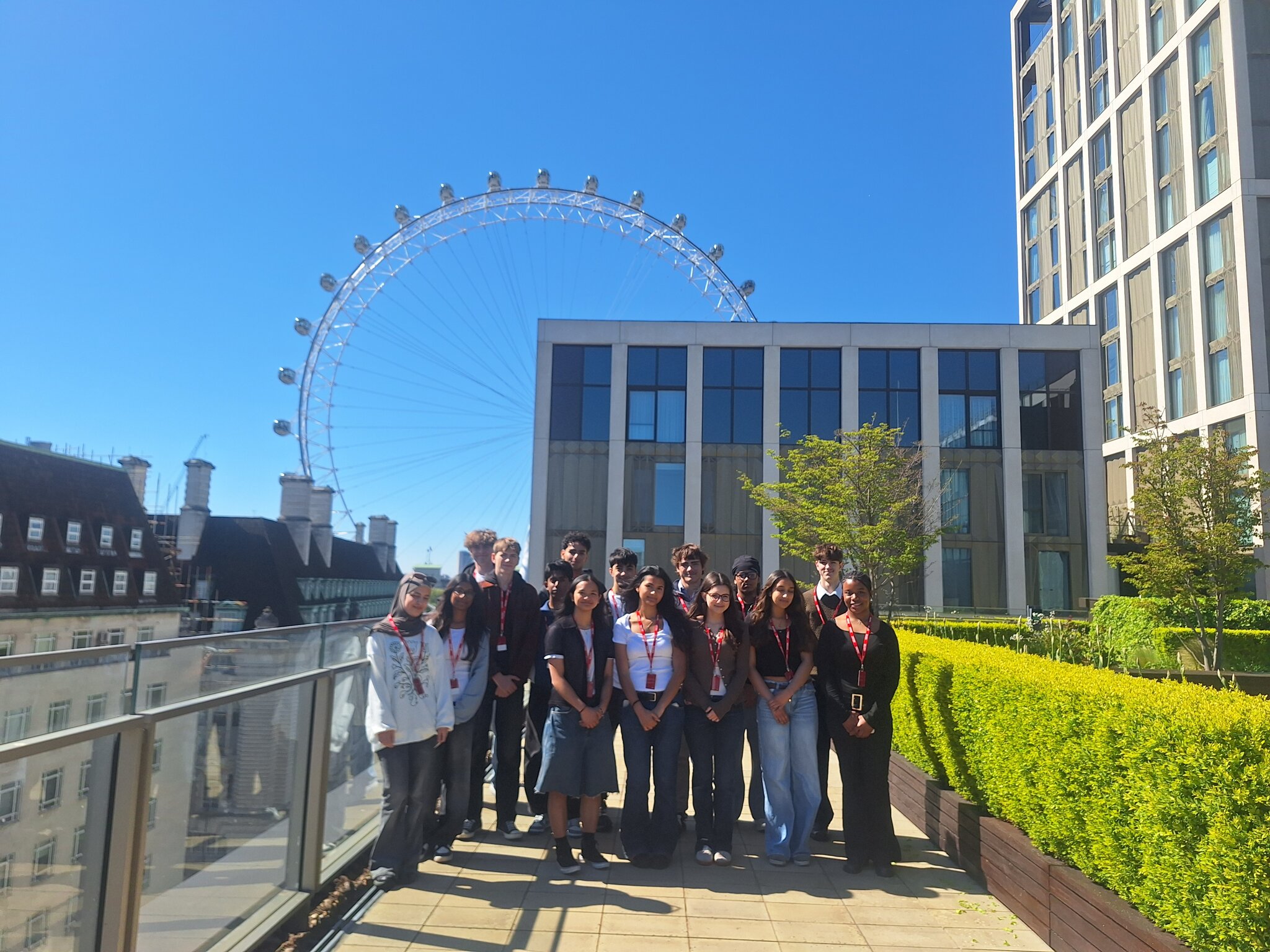 Image of Year 12 visit to IBM offices