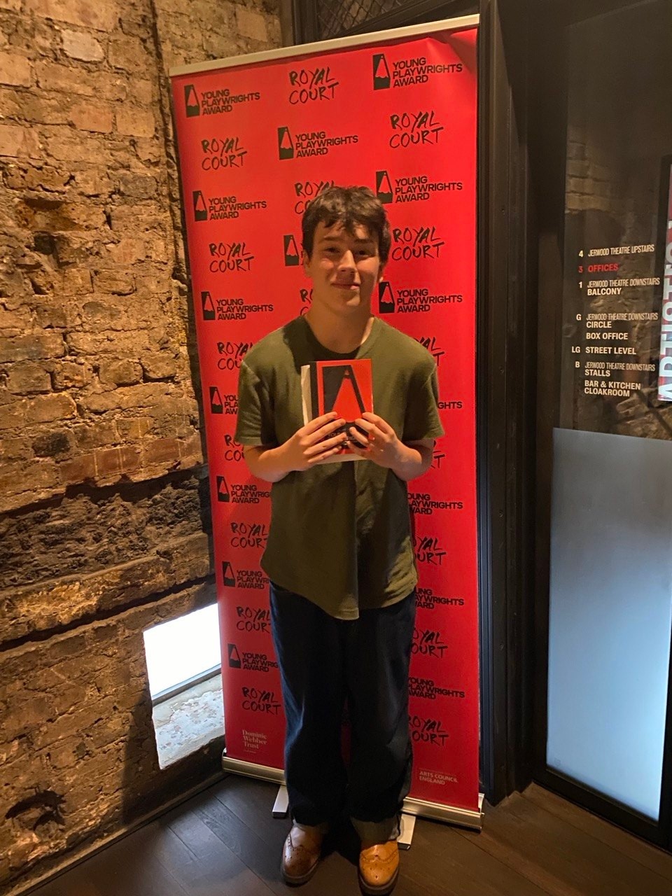 Image of Year 9 Twyford student play premieres at Young Playwrights Festival
