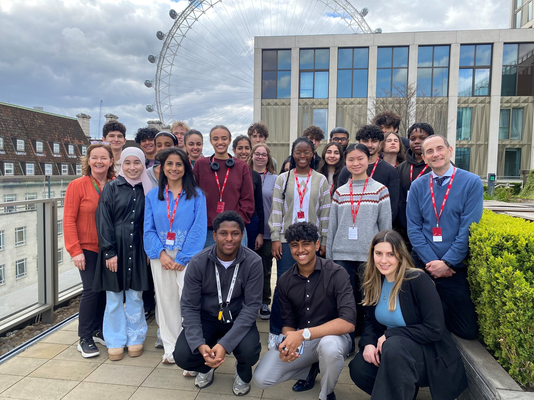 Image of Year 12 visit to IBM York Road offices