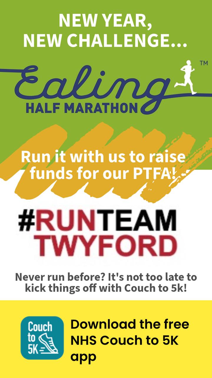 Image of Run Team Twyford taking on the Ealing Half Marathon