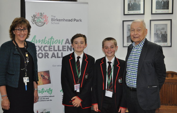 Image of Frank Field MP visits The Birkenhead Park School