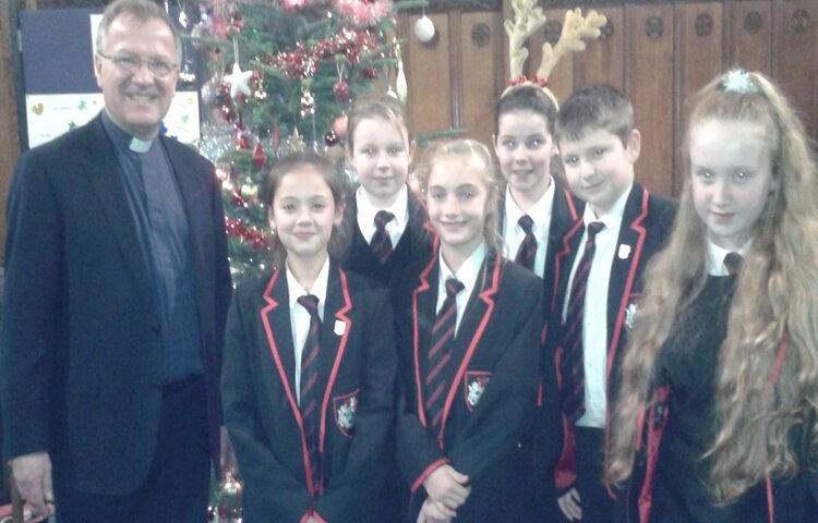 Image of Year 7 Singing Group Celebrate Christmas at Community Carol Concert