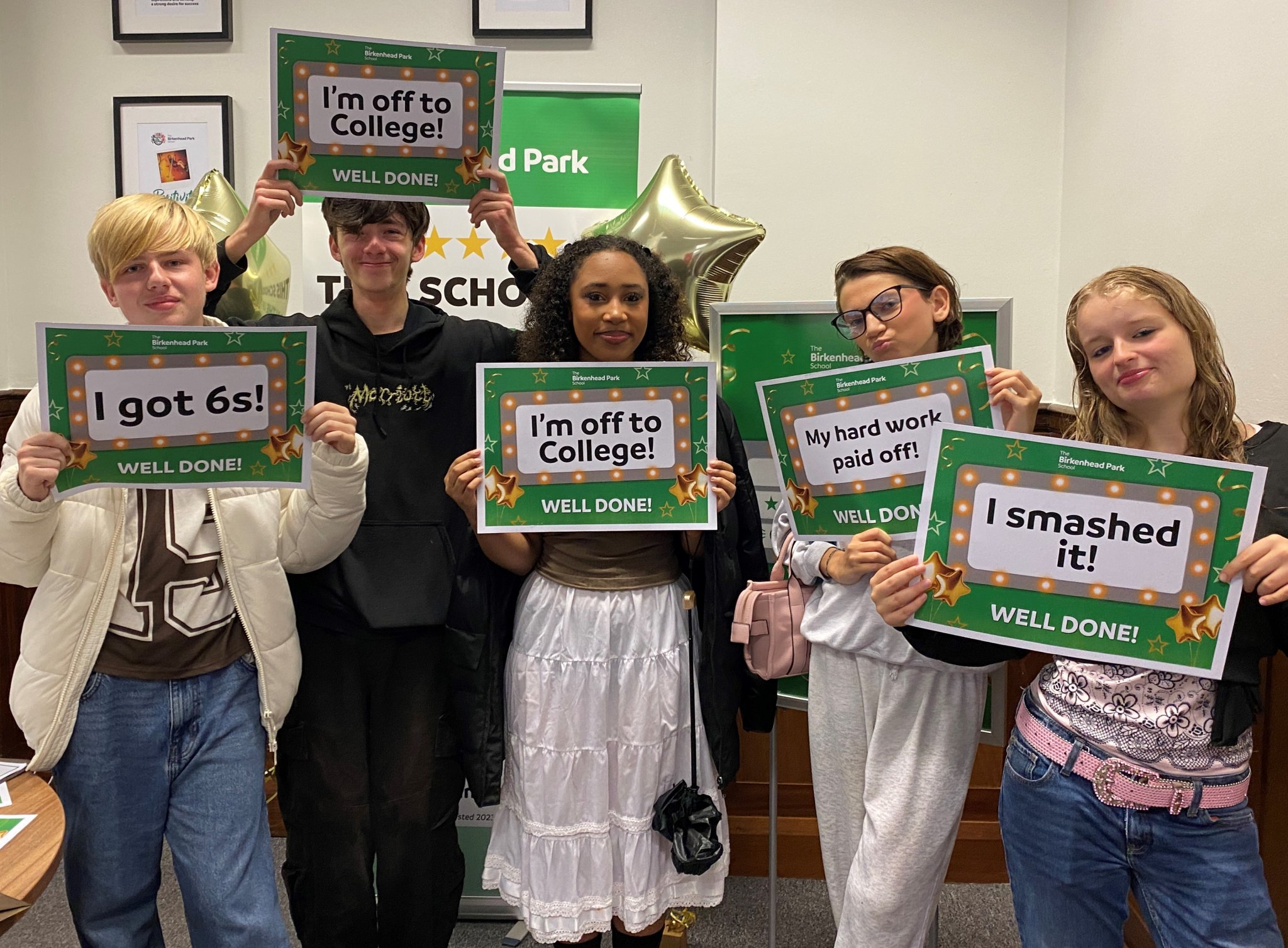 Image of GCSE success reflects transformation at The Birkenhead Park School