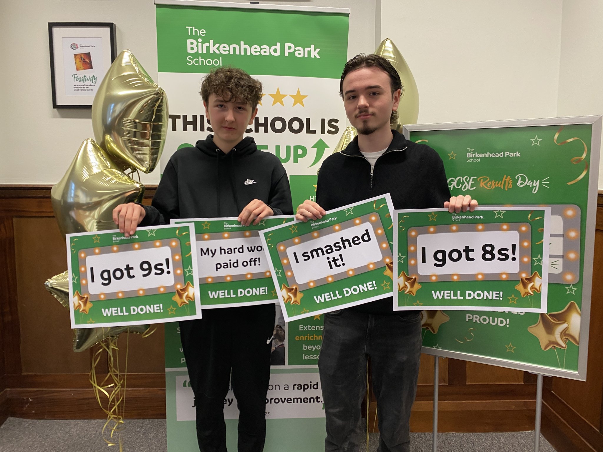 Image of GCSE success reflects transformation at The Birkenhead Park School