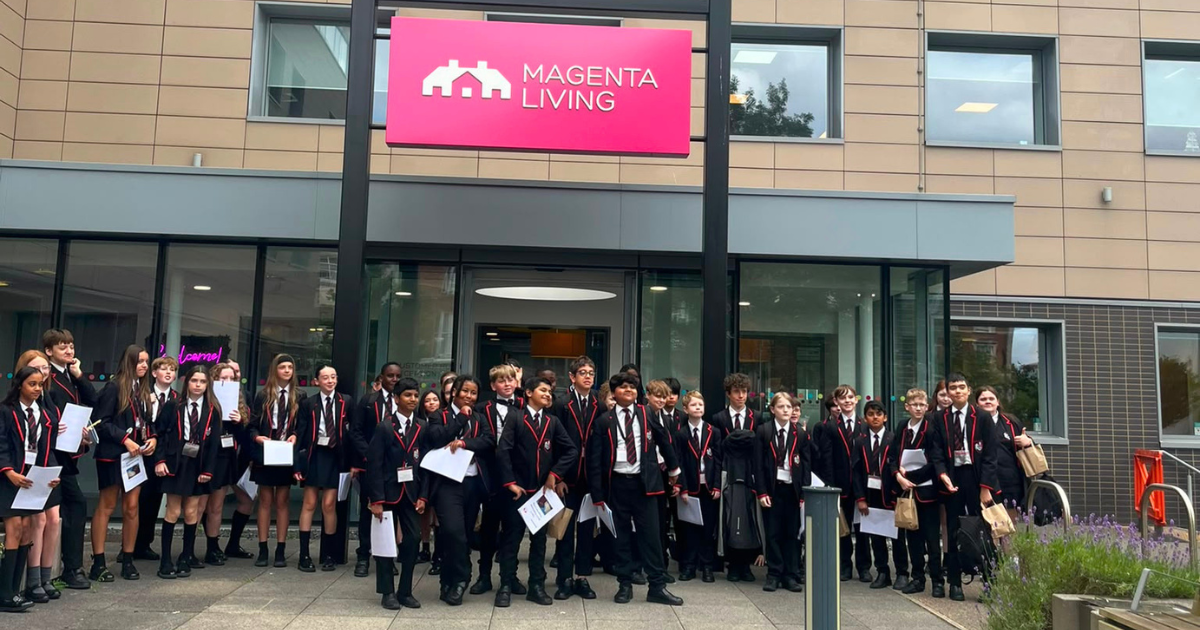 Image of Students Enjoy Work Experience at Magenta Living