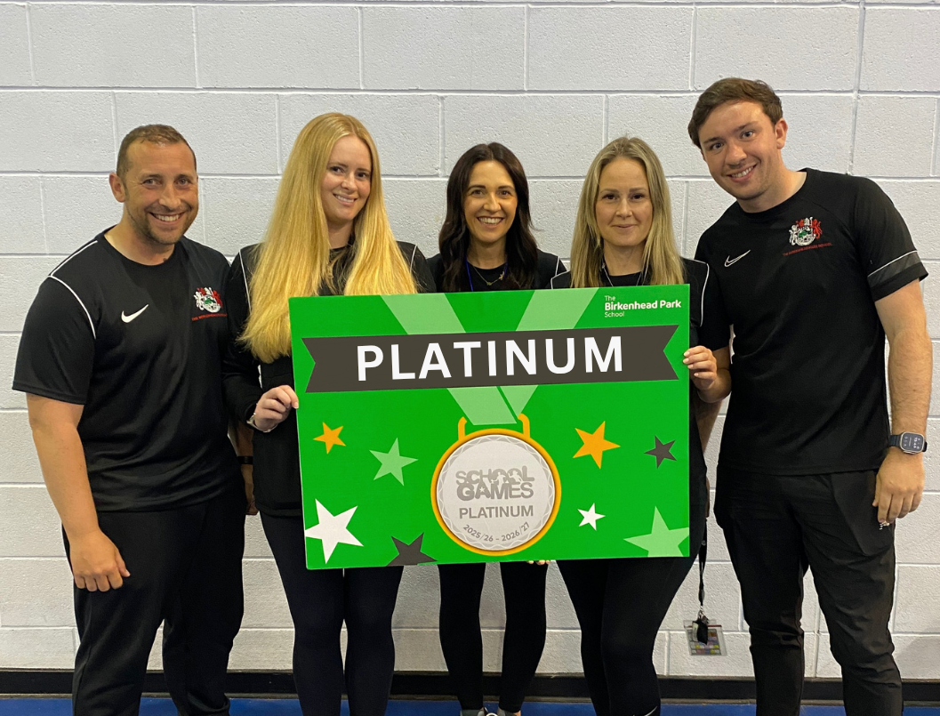 Image of The Birkenhead Park School Receives Platinum School Games Award