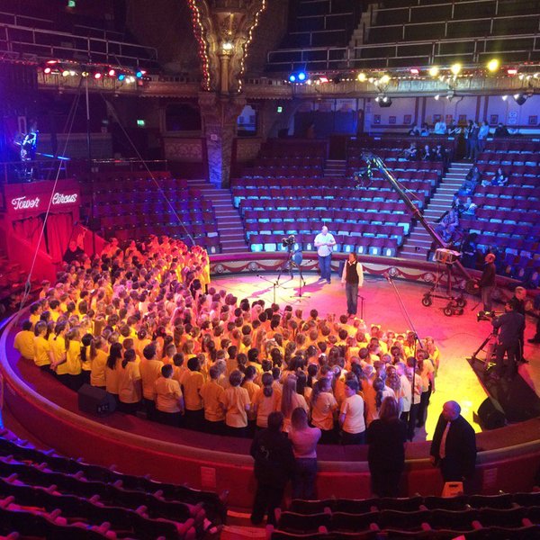 Image of Unity students perform in Children's Choir for BBC Children in Need 2015