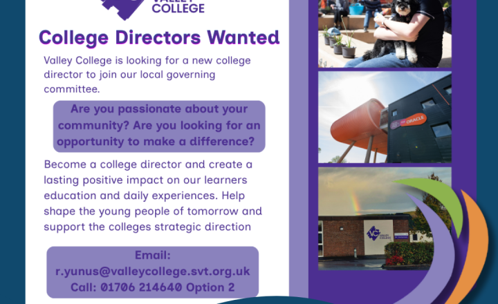 Image of Could you become a Valley College Director (Governor)?