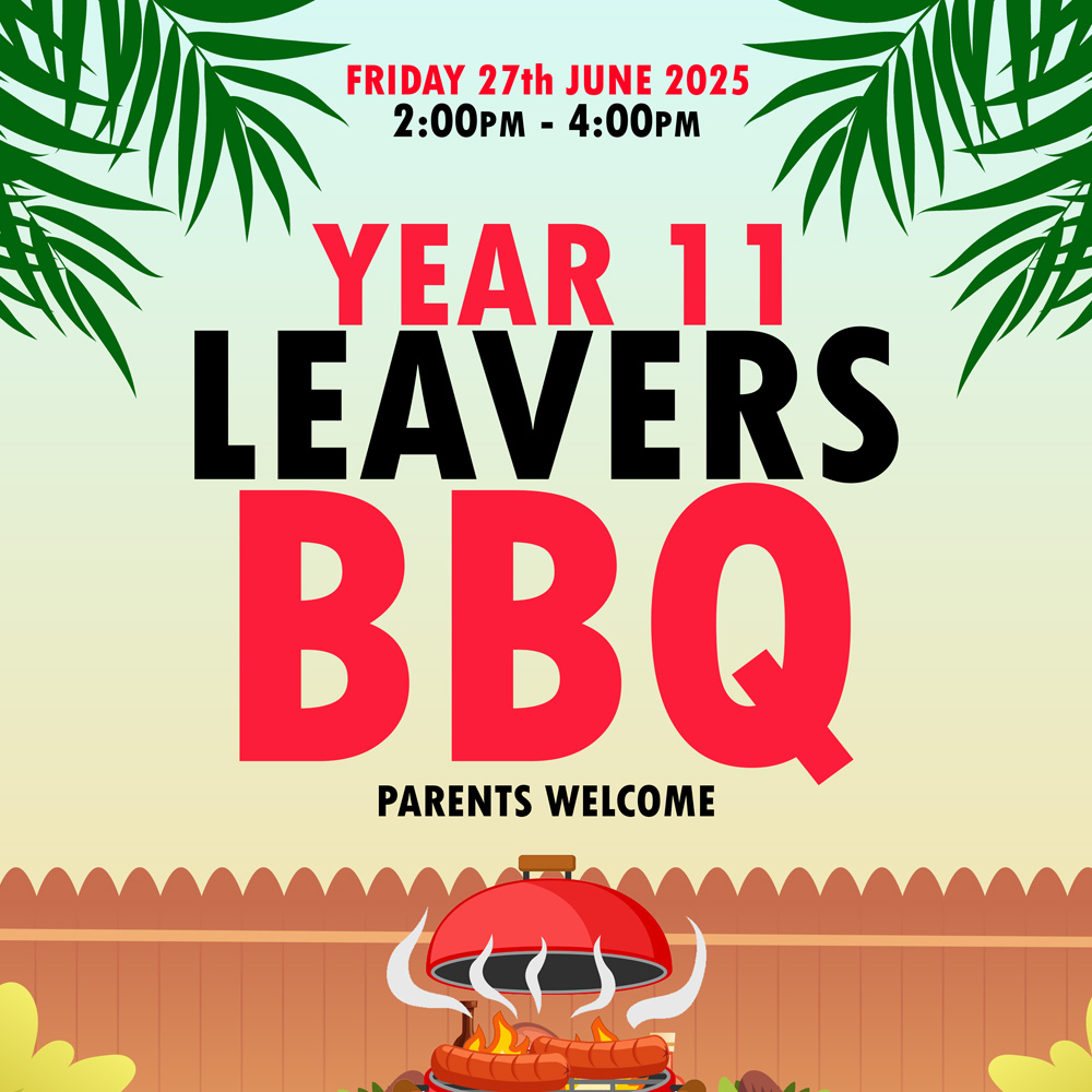 Image of Year 11 Leavers BBQ - Friday 27th June 2025!