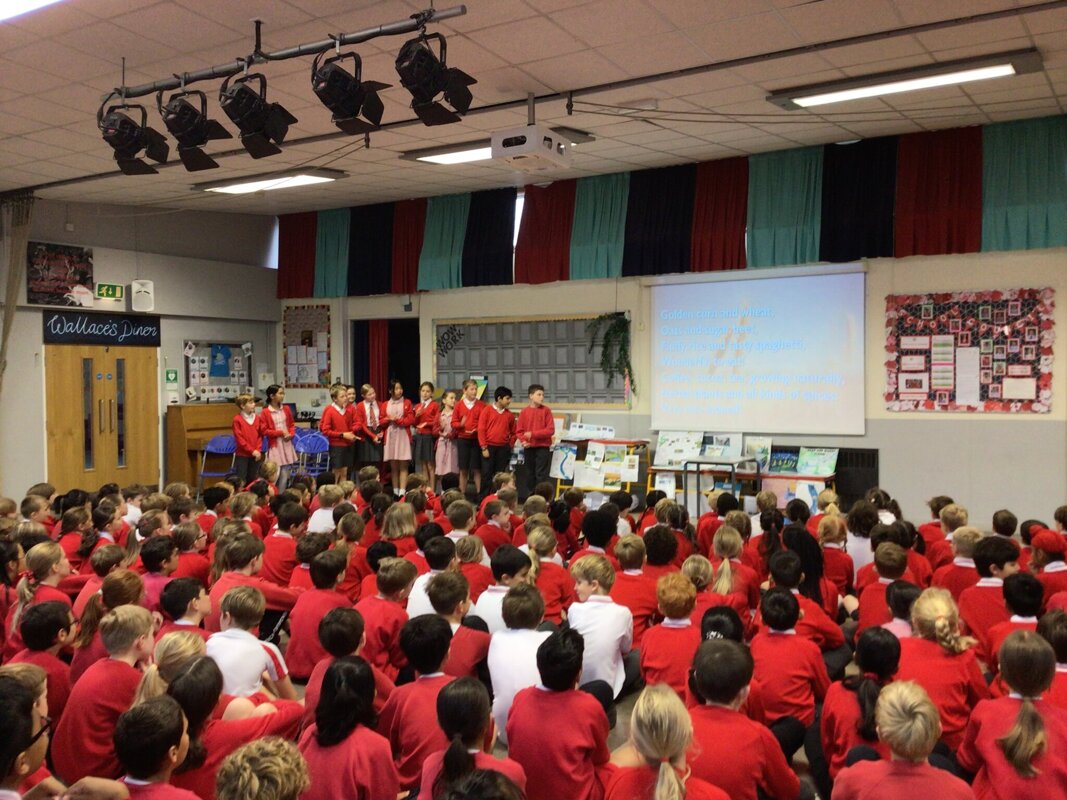 Image of Harvest Celebrated at Wallace Fields Junior School