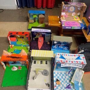 Image of Book in a Box On Display