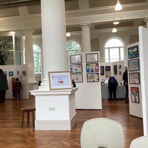 Image of Pupils Artwork Exhibited in Epsom
